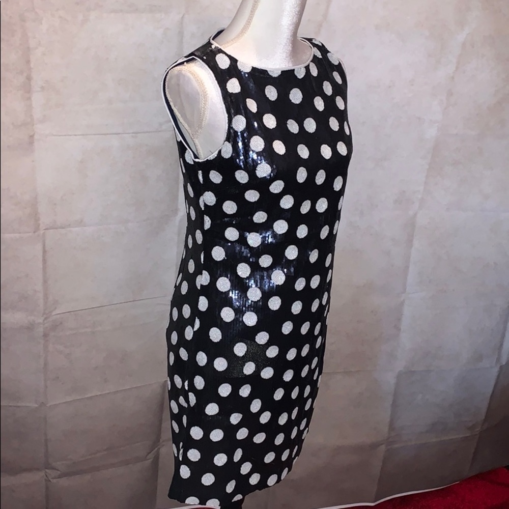 Super Cute! M by Maia Mini Sequined PolkaDot Dress